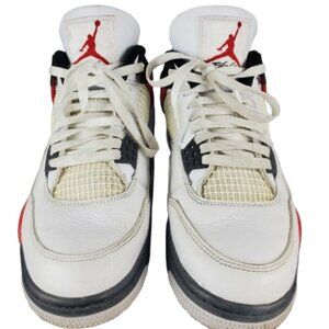 Air Jordan 4 Retro men's Red Cement DH6927-161 sneakers size 10